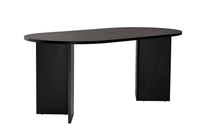 Nordure Sablin Mesa de Comedor Negro Madera